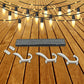 Stylish 6-hook wall mounted coat rack in an empty setting, ready for organization