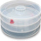 Front view of the Tidy Table 3 compartment sprout maker, ready for use in any kitchen.