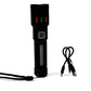 Zoomable LED flashlight providing focused illumination outdoors