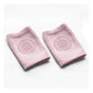 Pair of soft crawling knee pads in grey, designed for toddler comfort and safety.