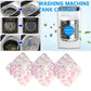 Package of lavender washing machine cleaning tablets for deep cleaning.