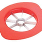 Quickslice apple cutter with sharp stainless steel blades on a white background.