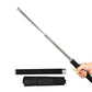 Fully extended collapsible self-defense stick for personal safety.