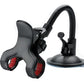 Adjustable long arm Car Phone Holder displaying multiple viewing angles.