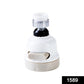 Rotatable faucet sprayer in silver, illustrating its three adjustable water modes.