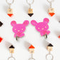 Pack of two strong self-adhesive hooks for versatile home organisation.