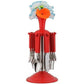 High-quality 24 Pcs cutlery set with stainless steel finish and comfortable plastic handles.