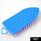 Close-up of the durable, premium quality bristles of the flexible cleaning brush.