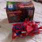 A coil of multi-color LED string lights ready for festival decoration.