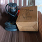 All-in-one foot bike pump kit, ready for immediate use on bicycles and inflatables.