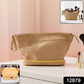 Cosmetic storage case showing bottom zipper compartment