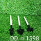 A child's hand holding the green rake, part of the fun children's gardening kit.
