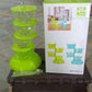 White background product shot of the versatile kitchen storage solution.