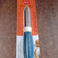 Apex stainless steel potato peeler placed on kitchen counter ready to use