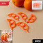Orange peeler cutter tool for easy fruit peeling