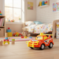 Colorful friction-powered cartoon racing car toy