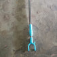 Lifestyle shot of the adjustable clothes hook making laundry easier.