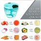 Manual vegetable chopper dicing onions quickly and tear-free for effortless cooking.