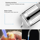 LED water stream faucet adapter showcasing easy installation and water glow