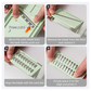 Ergonomic handle and non-slip base of 6-in-1 vegetable slicer