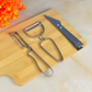 Multifunctional vegetable peeler and grater set in kitchen use