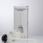 Illustration of the toilet cleaning brush effectively reaching under the rim.
