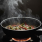 Close-up view of the smooth, easy-release non-stick surface of the fry pan.
