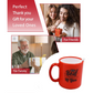 Side profile of the lead-free ceramic coffee mug from Tidy Table.