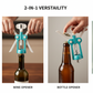 Step-by-step guide demonstrating how to use the winged Waiter Corkscrew.