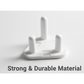 White baby proof socket cover designed for child safety
