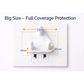Durable ABS plastic baby safety socket cover for electric outlet