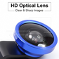 Diagram highlighting key features of wide-angle smartphone selfie lens