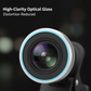Wide-angle selfie lens securely mounted on smartphone camera