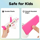 Back view of the Deskrova airplane pencil box.