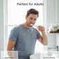 Ergonomic toothbrush handle with ultra soft bristles for sensitive gums