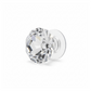 Diamond crystal pull handle enhancing a white cupboard door, adding a touch of glamour.
