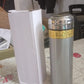 The wide mouth opening of the stainless steel water bottle, making it easy to clean and fill.