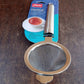 Packaging of Apex stainless steel tea strainer with double mesh