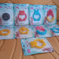 Close-up of soft-textured silicone baby teething toy for gum massage