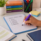 Mix color dry erase marker pen with fine tip for smooth writing on whiteboards