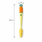 White background image of bottle cleaning brush showing design