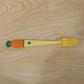 Daily use bottle cleaning brush with silicone bristles