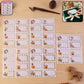 Elegant best compliments floral foil labels for gift wrapping