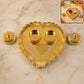 Decorative heart-shaped kumkum holder for puja rituals