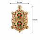 Size guide for tortoise-shaped kumkum holder