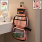 Durable hanging toiletry bag made from waterproof nylon fabric