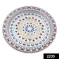 Silver plated pooja thali with a subtle design, enhancing your festive rituals.