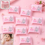 Cartoon printed kids disposable wet wipes for gentle cleaning