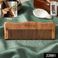 Wooden hair comb pack showcasing eco-friendly natural wood design