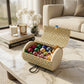 Mini bamboo gift box filled with candies and treats